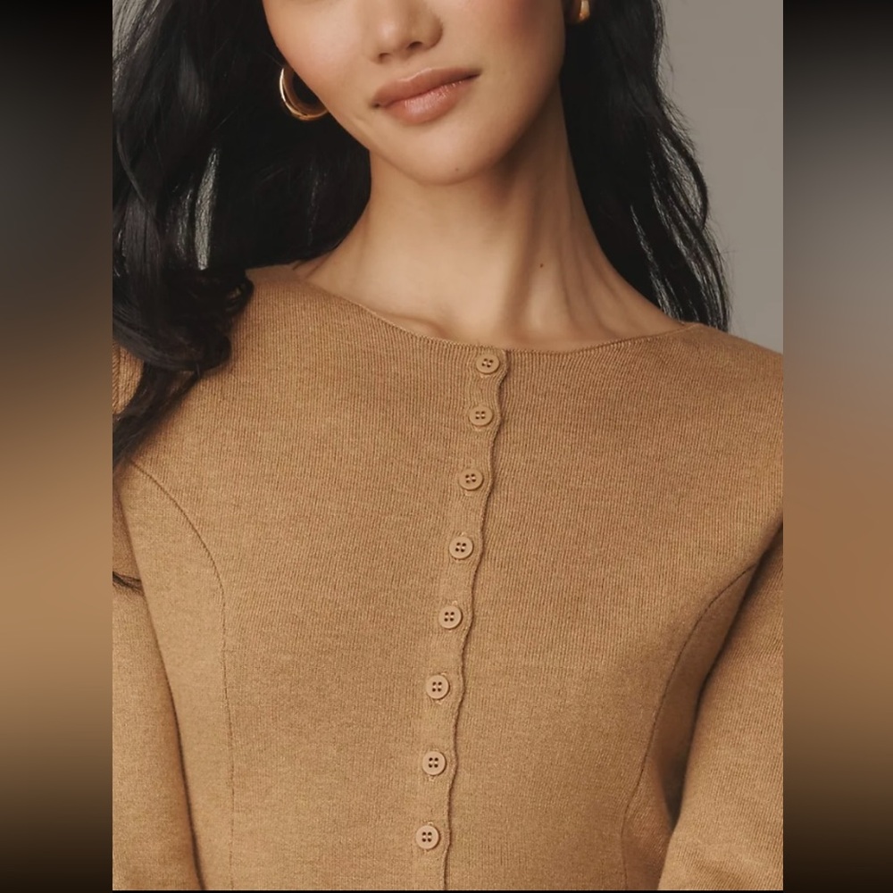 Anthropologie Aligne Dolpne Waisted Cardigan Sweater. - Picture 4 of 6